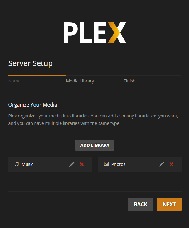 cant configure plex media server on wdex2100