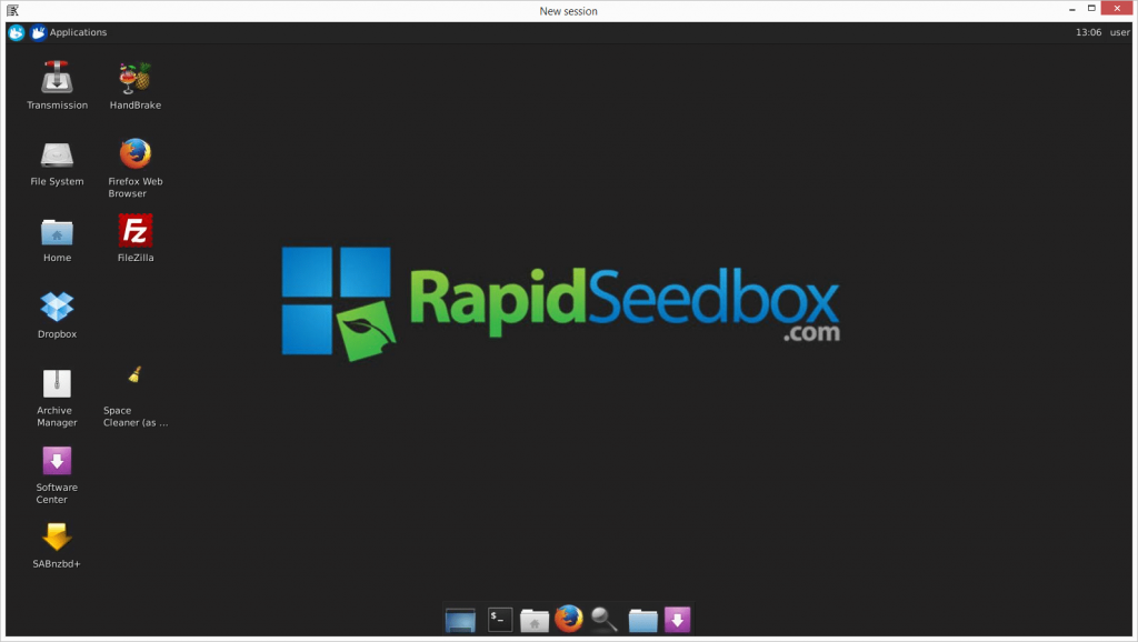 Rapidseedbox remote desktop